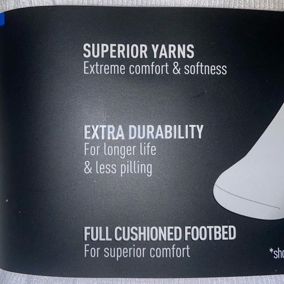 NEW Adidas 6 pack Men’s Soft Cushioned Aeroready Quarter Socks Shoe Size 6-12 - Picture 5 of 6